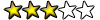 3 stars of 5
